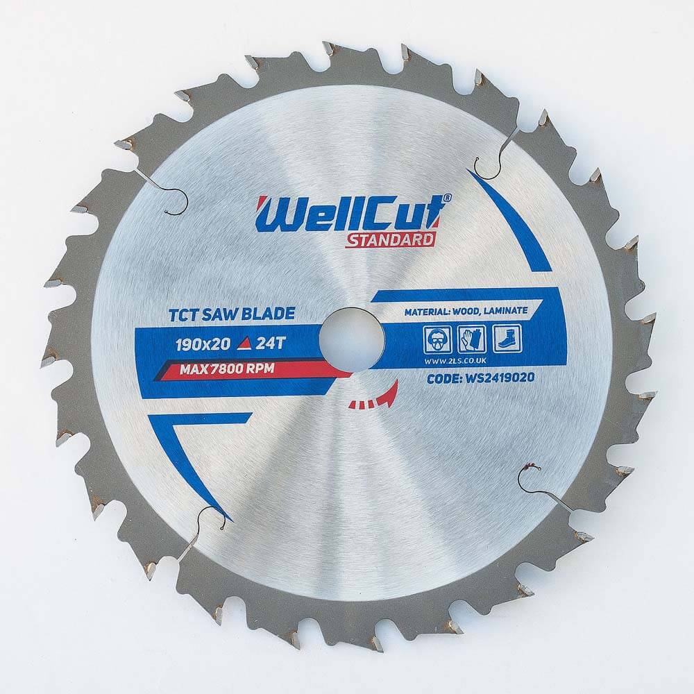 Пиляльний диск WellCut 190x20 мм, 24Т ламінат